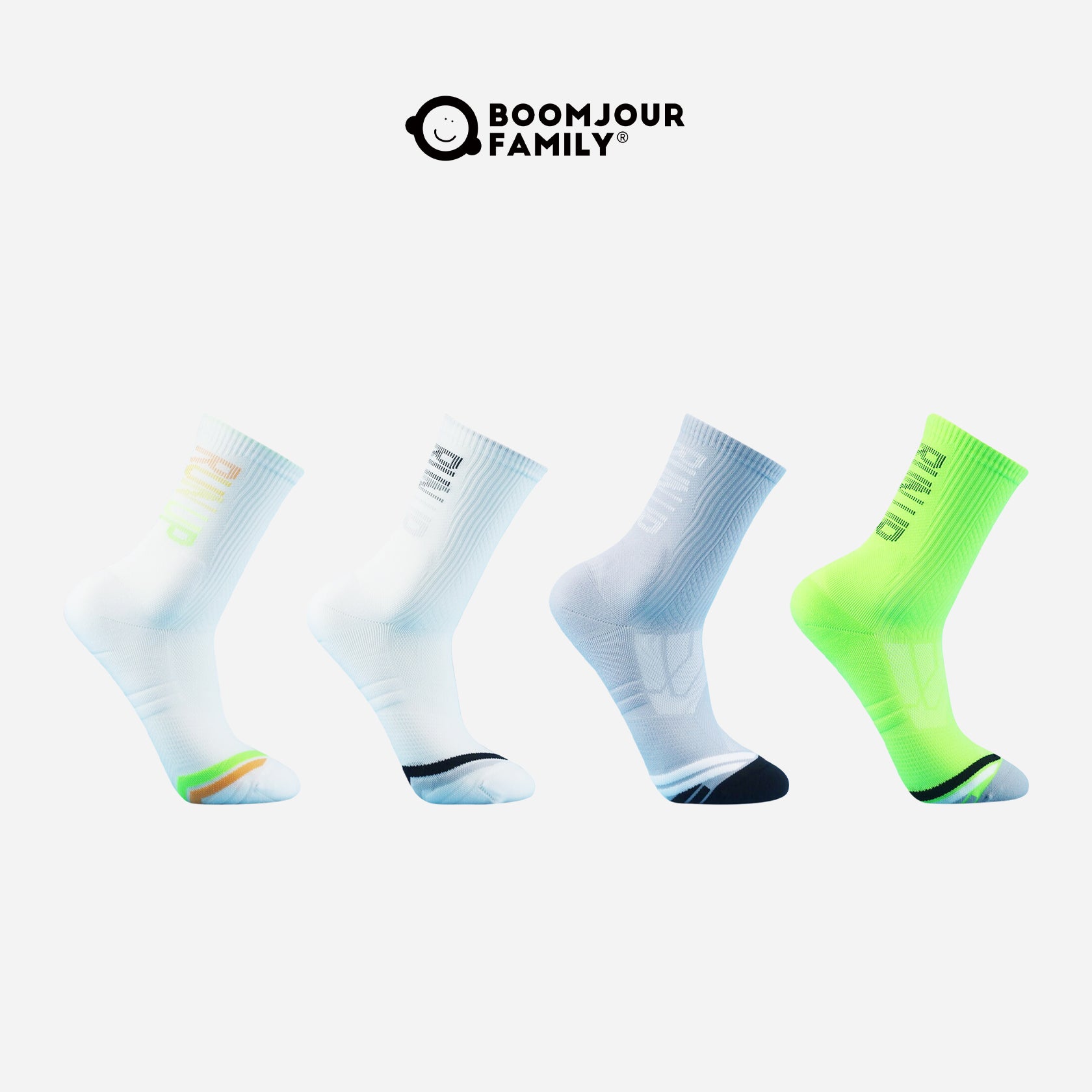 Men's Gradient Lightweight Running Crew Socks