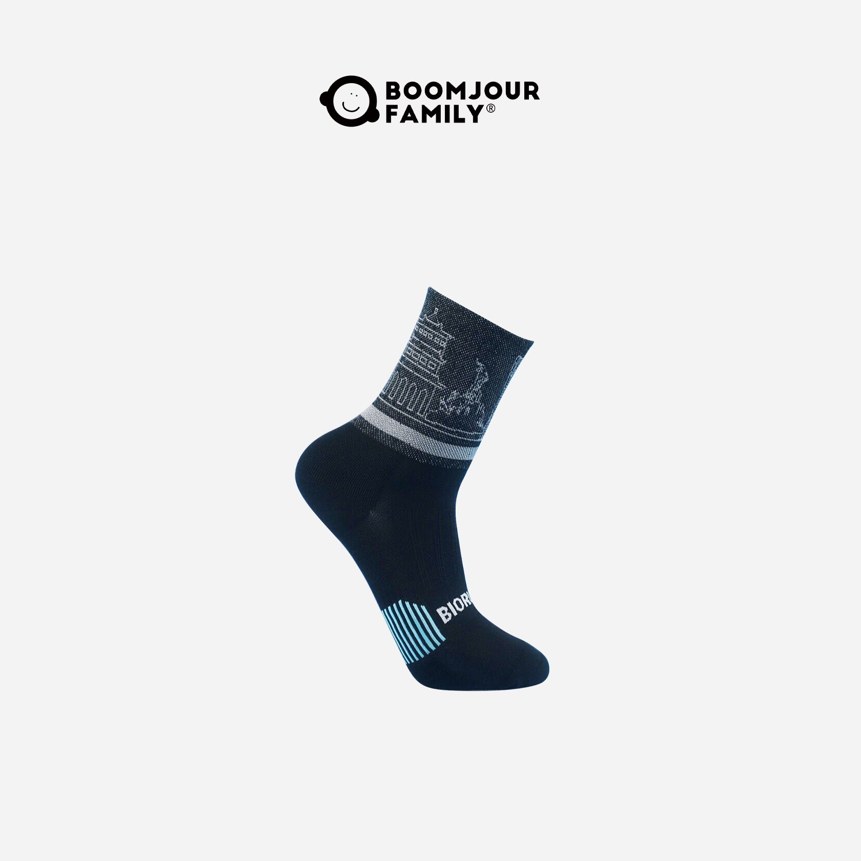 Men's City Landmark Cycling Quarter Socks