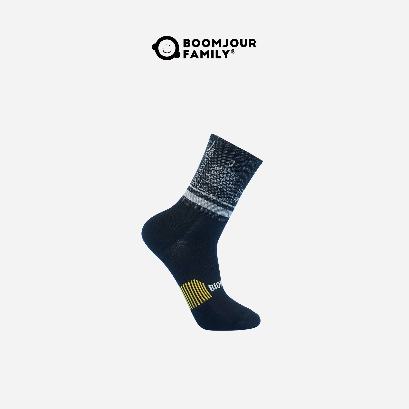 Men's City Landmark Cycling Quarter Socks