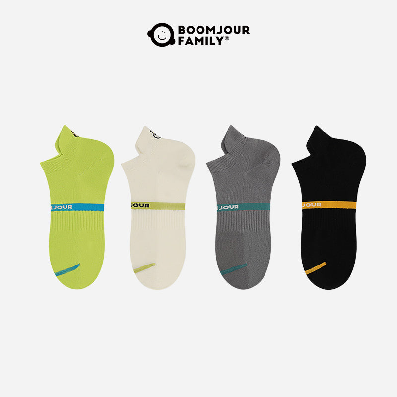 Men's Sports Ankle Socks 4 Pack