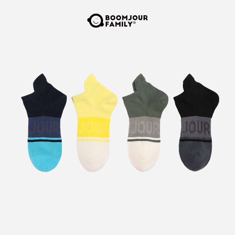 Men's Sports Ankle Socks 4 Pack
