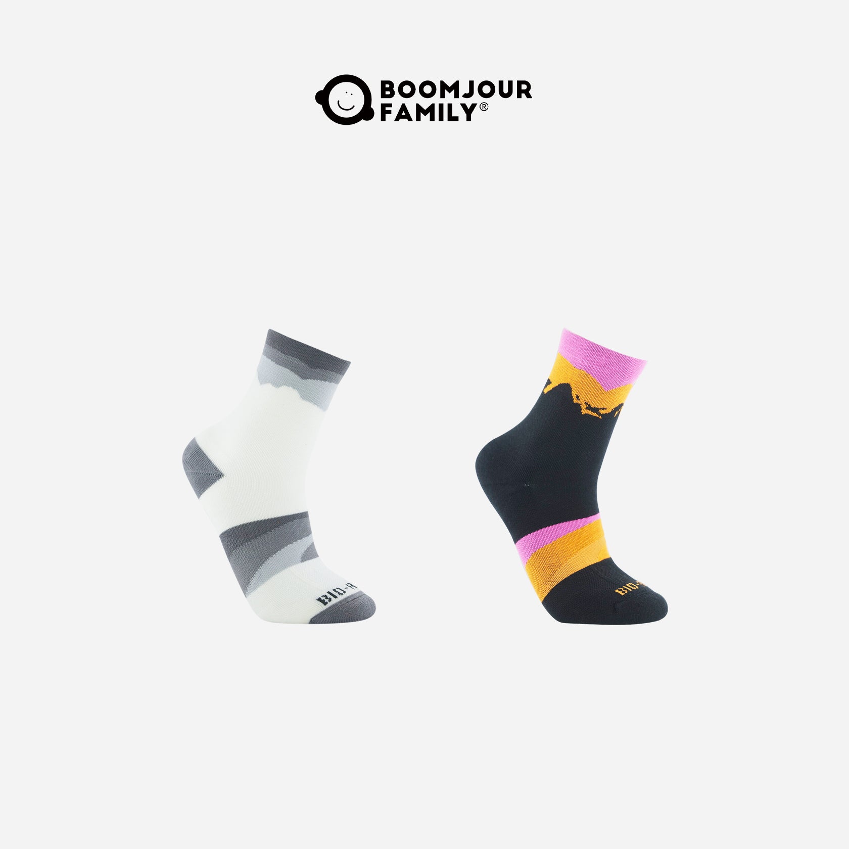 Unisex Mountain View Hiking Crew Socks