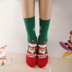 Women's Combed Cotton Christmas Jacquard Crew Socks